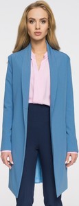 Niebieski płaszcz Style w stylu casual