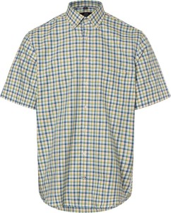 Koszula James z tkaniny z kołnierzykiem button down z krótkim rękawem