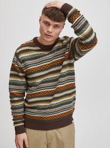 Sweter Solid w młodzieżowym stylu