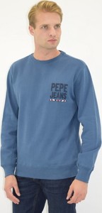 Niebieska bluza Pepe Jeans w młodzieżowym stylu