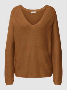 Brązowy sweter S.Oliver z bawełny
