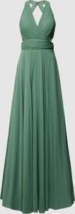 Sukienka Troyden Collection z dekoltem w kształcie litery v bez rękawów maxi