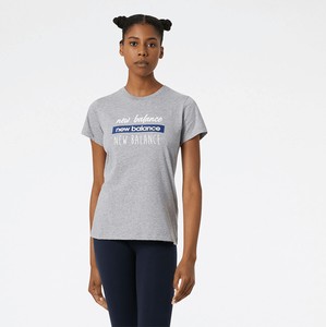 T-shirt New Balance z krótkim rękawem z dzianiny