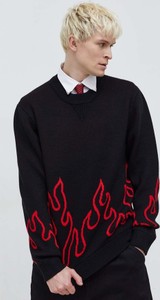Sweter Hugo Boss z wełny w młodzieżowym stylu