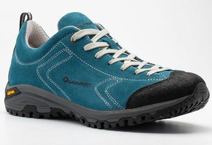 Niebieskie buty trekkingowe Garsport z płaską podeszwą sznurowane