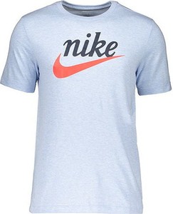 Niebieski t-shirt Nike z bawełny