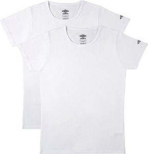 Umbro bawełniany biały t-shirt męski 2-pack, Kolor biały, Rozmiar S, Umbro