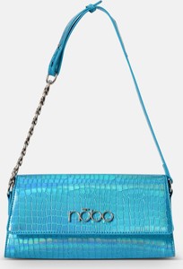 Niebieska torebka NOBO w stylu glamour