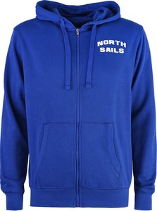 Niebieska bluza ubierzsie.com z bawełny w sportowym stylu