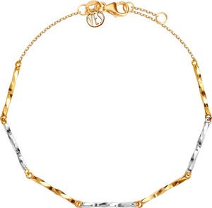 La Prima Shine - Biżuteria Yes Bransoletka z dwukolorowego złota - La Prima Shine
