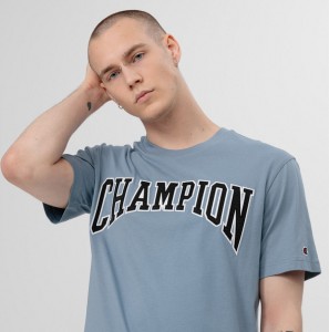 T-shirt Champion z dzianiny w młodzieżowym stylu