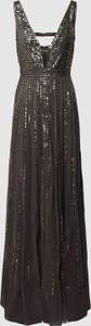 Sukienka Lace & Beads z tiulu z dekoltem w kształcie litery v