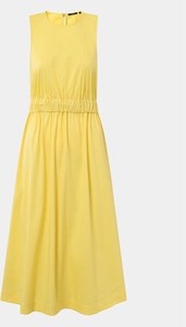 Żółta sukienka Joop! mini w stylu casual bez rękawów