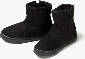 Czarne buty dziecięce zimowe 5.10.15. dla dziewczynek
