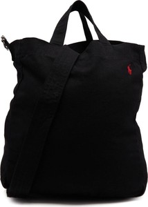 Czarna torebka POLO RALPH LAUREN w stylu casual na ramię duża