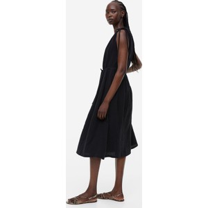 Czarna sukienka H & M w stylu casual