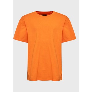 Pomarańczowy t-shirt Night Addict z krótkim rękawem