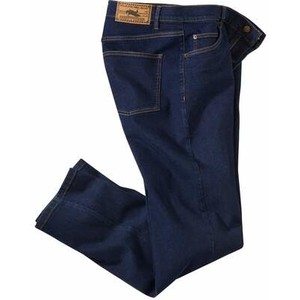 Niebieskie jeansy Atlas For Men z bawełny