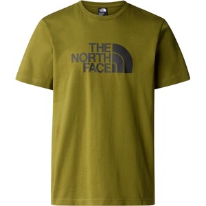 Zielony t-shirt The North Face w sportowym stylu z krótkim rękawem z wełny