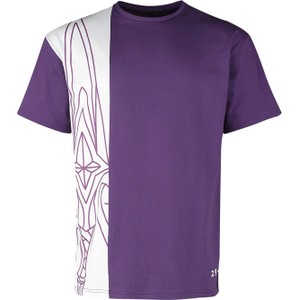 Fioletowy t-shirt Emp z bawełny