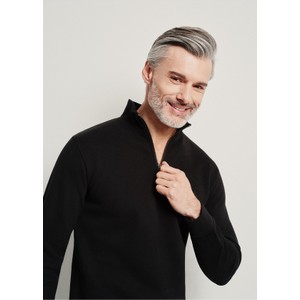 Czarna bluza Ochnik z bawełny w stylu casual