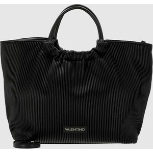 Czarna torebka Valentino by Mario Valentino matowa duża w stylu glamour