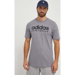 T-shirt Adidas z krótkim rękawem w młodzieżowym stylu
