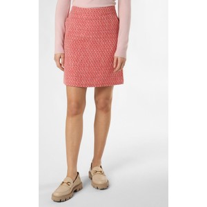 Czerwona spódnica More & More mini z bawełny