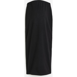 H & M & - MAMA Spódnica z bawełnianego dżerseju - Czarny