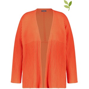 Pomarańczowy sweter Samoon w stylu casual z bawełny