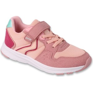Różowe buty sportowe dziecięce Befado dla dziewczynek na rzepy