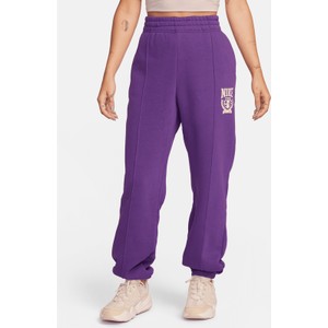 Fioletowe spodnie Nike w sportowym stylu