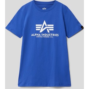 Koszulka dziecięca Alpha Industries z bawełny