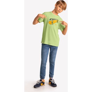 Koszulka dziecięca Volcano dla chłopców z bawełny z krótkim rękawem