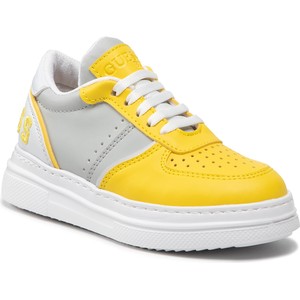 Żółte buty sportowe dziecięce Guess sznurowane