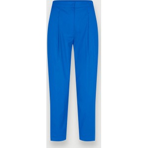Niebieskie spodnie Molton w stylu casual z bawełny