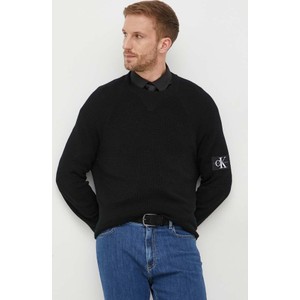 Sweter Calvin Klein z dzianiny w stylu casual