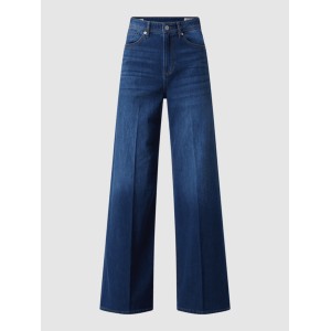 Granatowe jeansy S.Oliver z bawełny w street stylu
