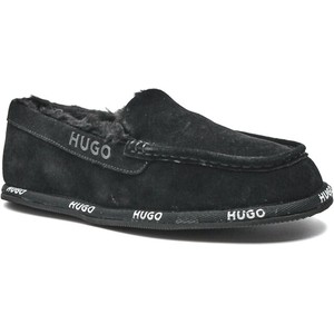 Czarne kapcie Hugo Boss