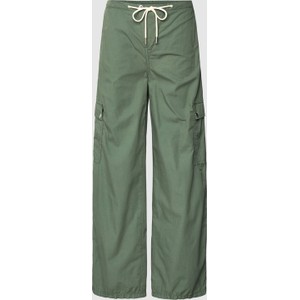 Zielone spodnie Drykorn z bawełny