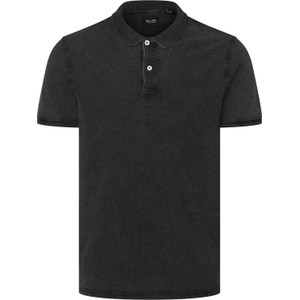 Czarna koszulka polo Only&sons z bawełny z krótkim rękawem