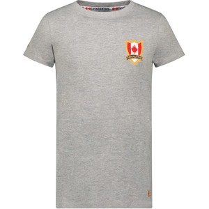 T-shirt Canadian Peak z bawełny z krótkim rękawem w stylu casual