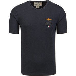 T-shirt Aeronautica Militare w stylu casual z krótkim rękawem