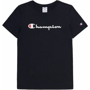T-shirt Champion z krótkim rękawem z bawełny w sportowym stylu