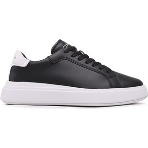 Sneakersy Calvin Klein - Low Top Lace Up Lth HM0HM01016 Black/White 0GP