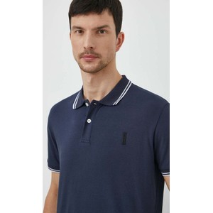 Niebieska koszulka polo answear.com