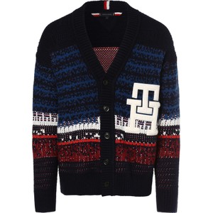 Sweter Tommy Hilfiger z bawełny z nadrukiem w młodzieżowym stylu