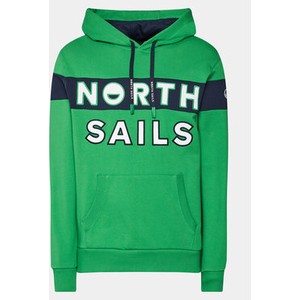 Zielona bluza North Sails w młodzieżowym stylu