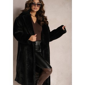 Czarny płaszcz Renee w stylu casual