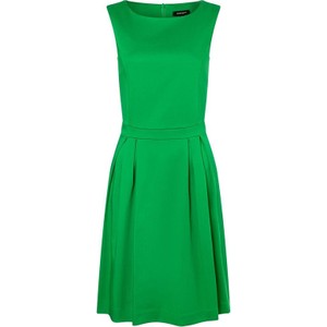 Zielona sukienka More & More z bawełny bez rękawów